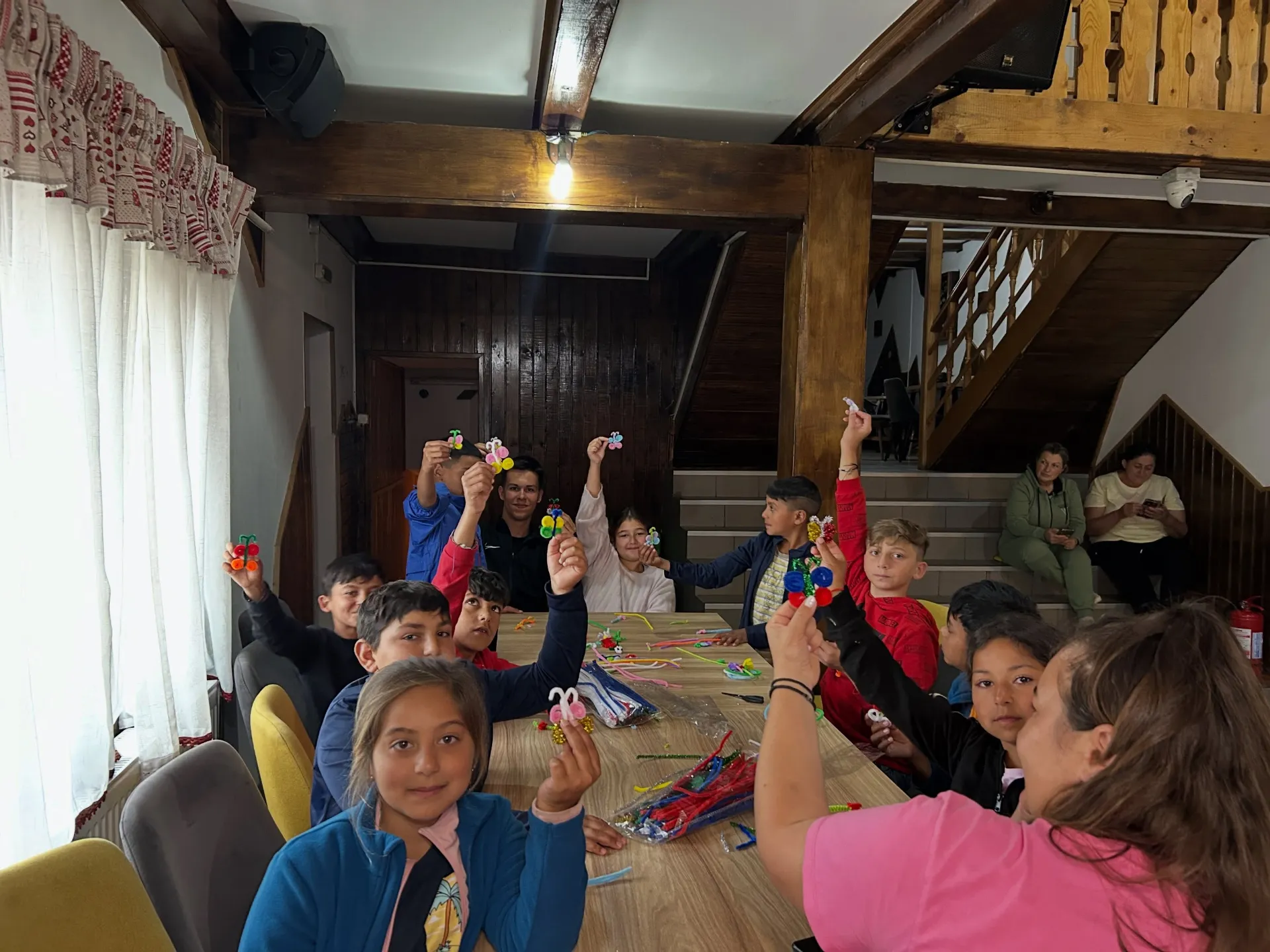 Atelier creativ în tabăra de vară